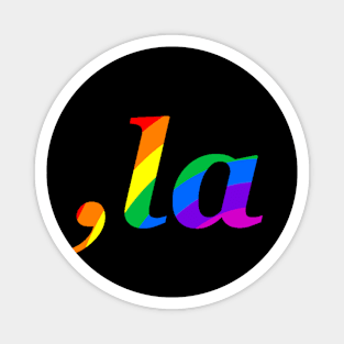 "comma la" Kamala Harris Full Color Magnet